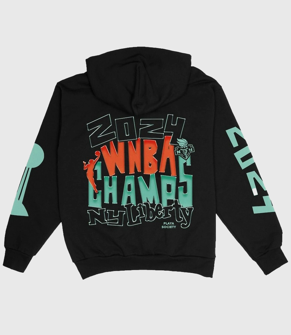 Playa Society New York Liberty 2024 WNBA Champions Hoodie