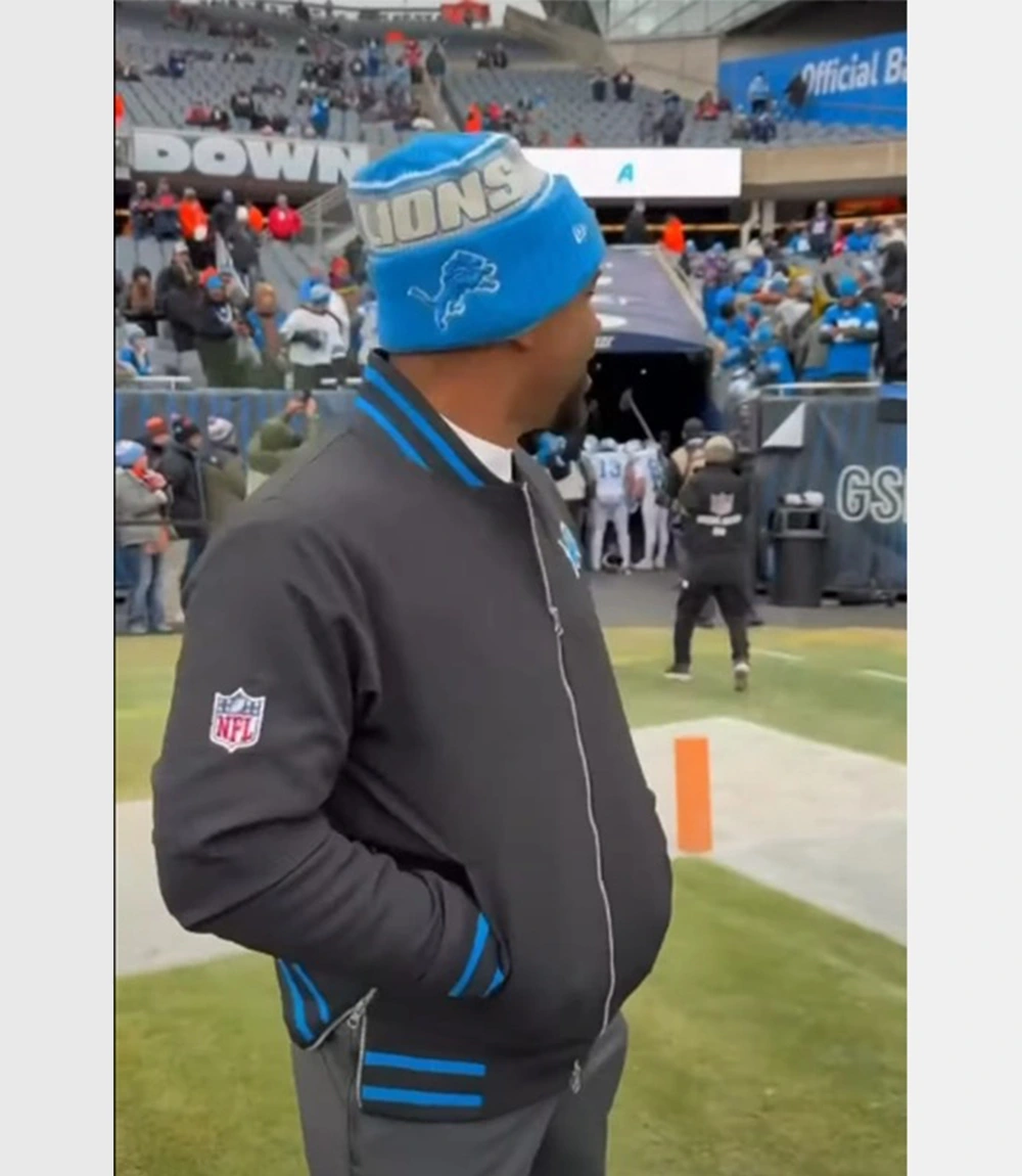 Antwaan Randle El Lions Bomber Jacket Black