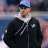 Detroit Lions Ben Johnson Black Bomber Jacket