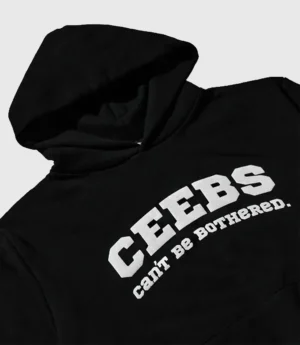 Ceebs Can’t Be Bothered Hoodie Black