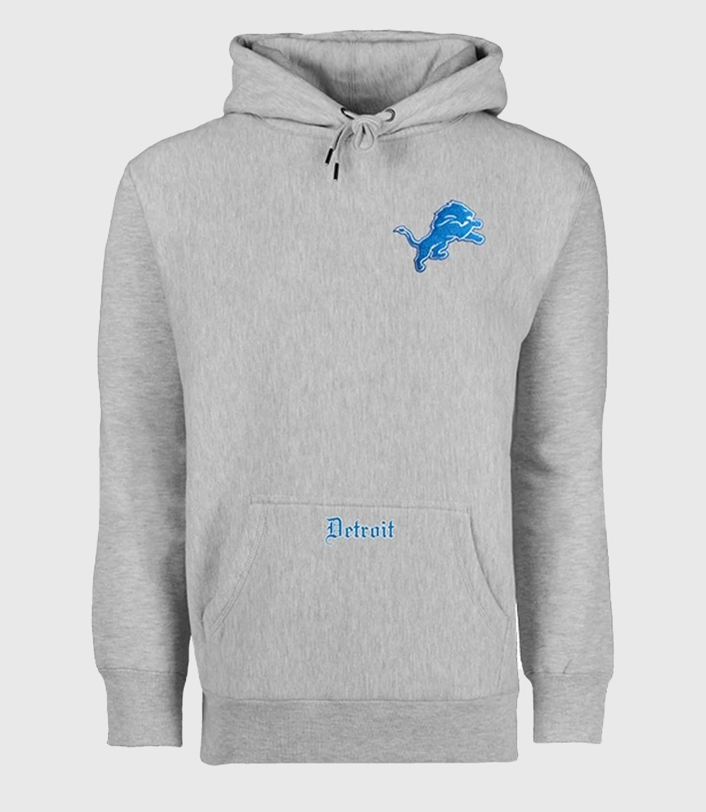 Detroit Lions Fireside Grey Hoodie