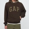Gap Houndstooth Brown Hoodie