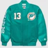 Miami Dolphins HOMAGE x Starter Dan Marino GOAT Varsity Jacket