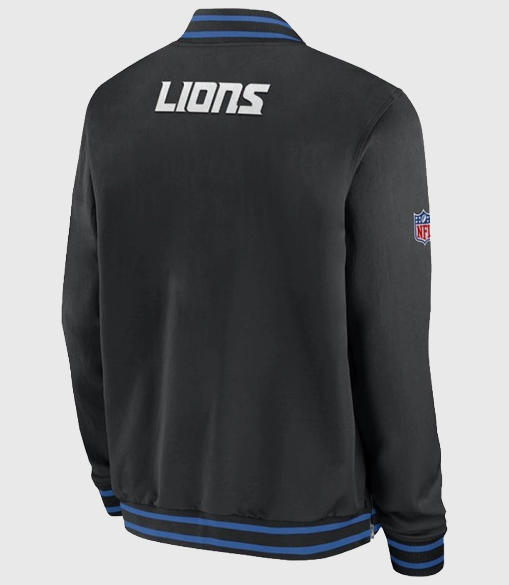 Antwaan Randle El Lions Black Bomber Jacket