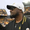 Mike Tomlin Steelers Black Jacket