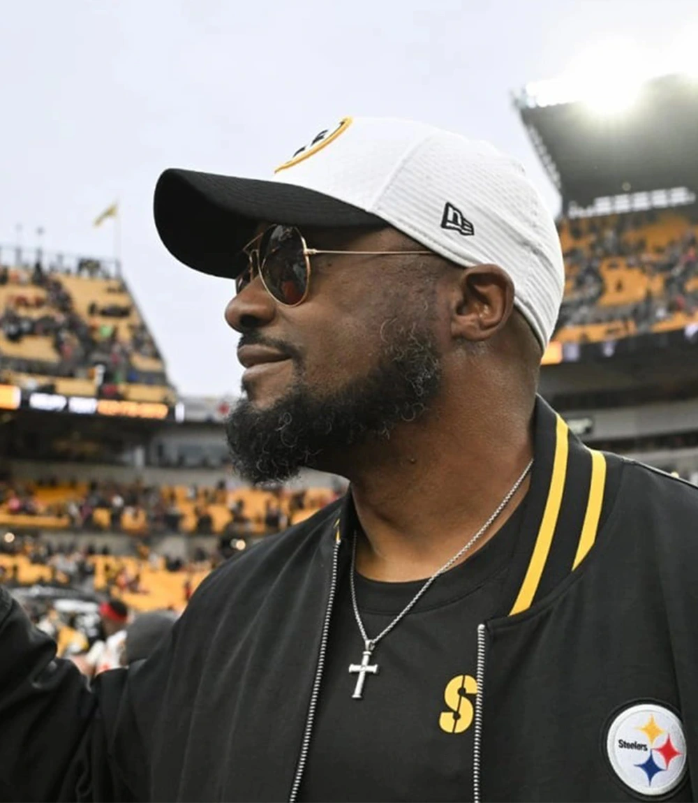 Mike Tomlin Steelers Black Jacket