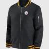 Mike Tomlin Steelers Bomber Jacket Black
