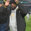 Mike Tomlin Steelers Black Bomber Jacket