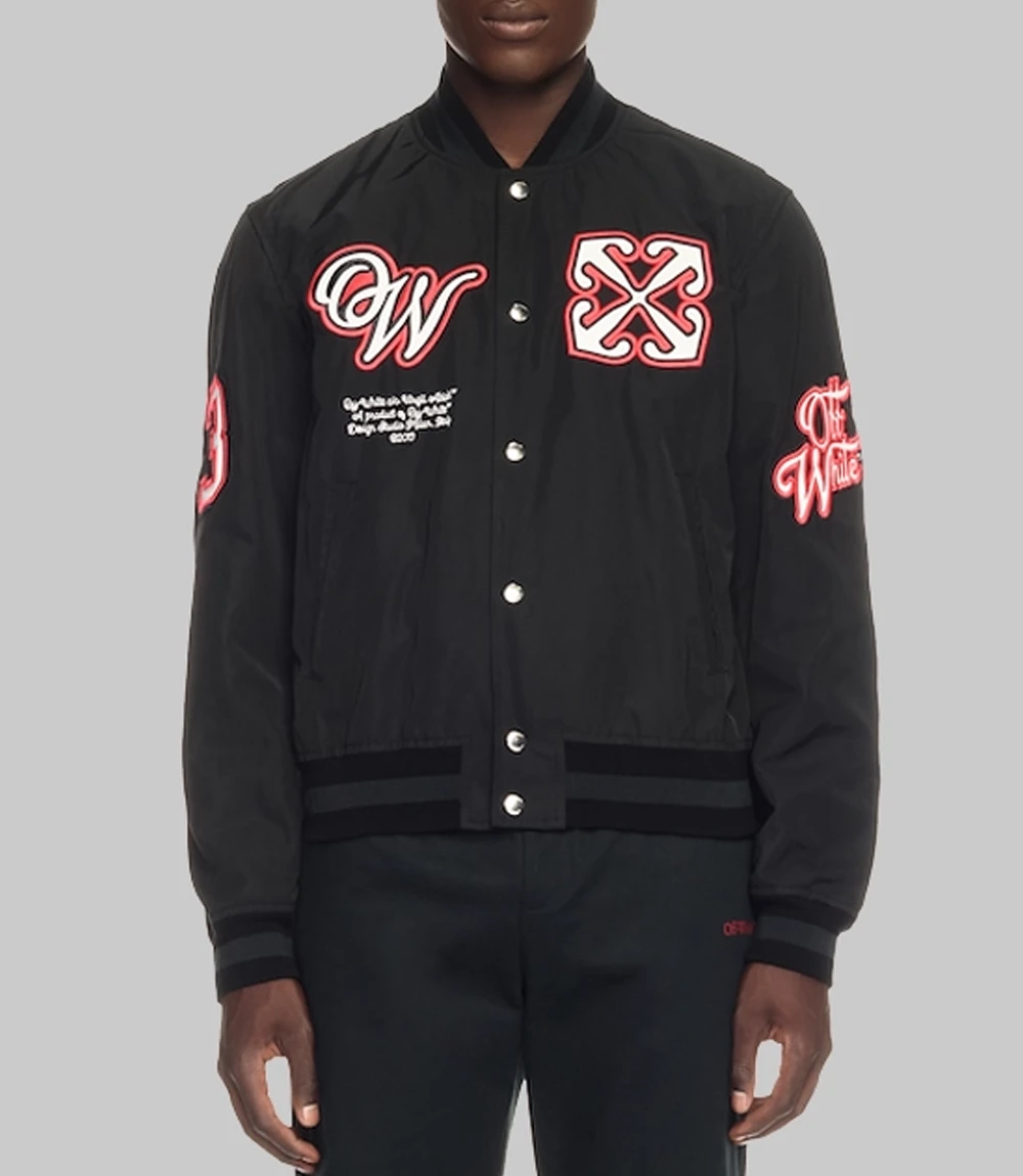 Off-White x Paris Golf Varsity Jacket