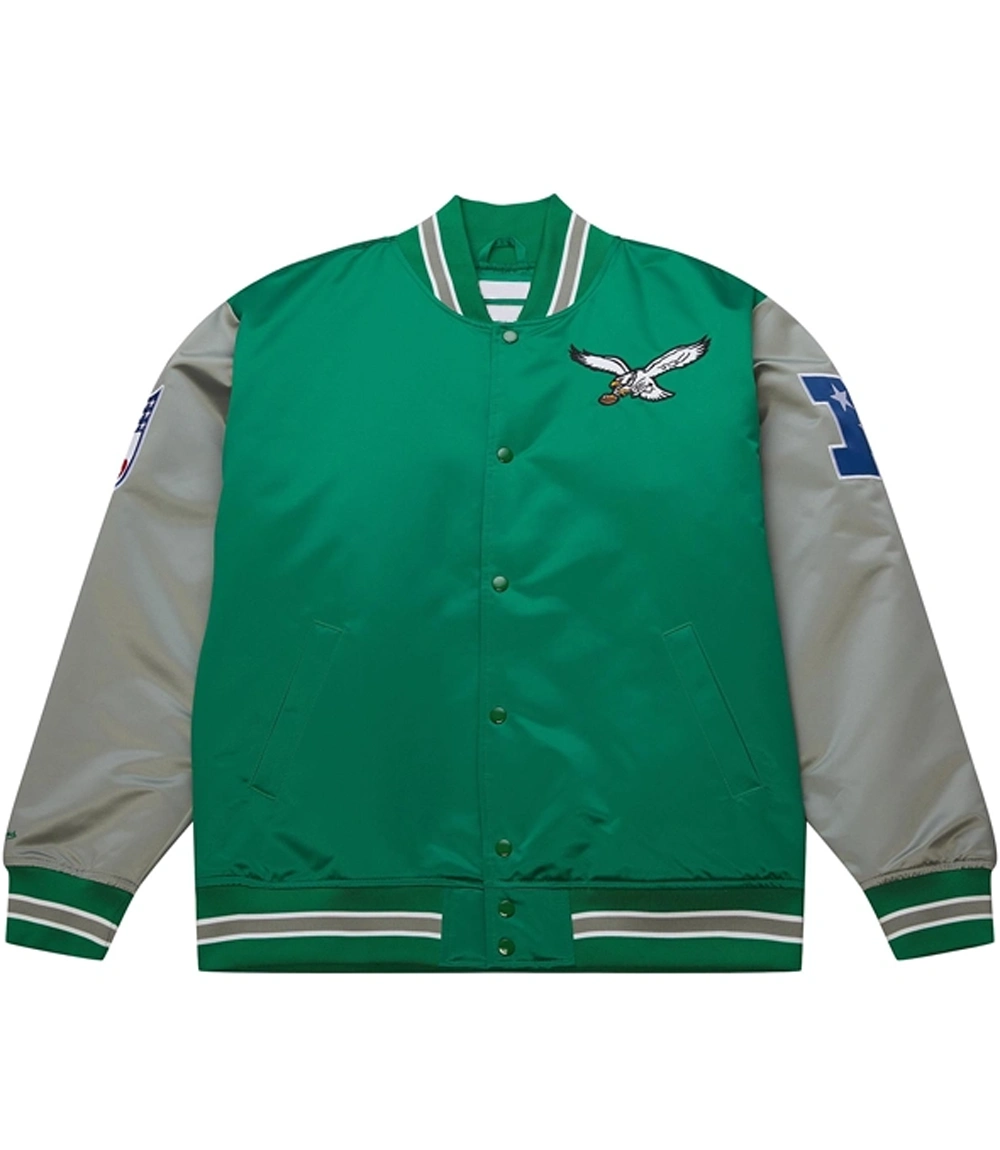 Philadelphia Eagles Primetime Heavyweight Satin Jacket