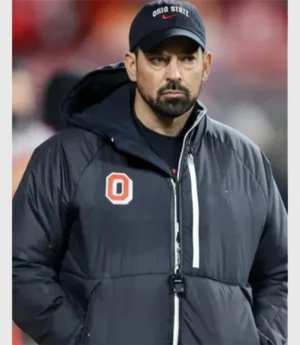 Ryan Day Tennessee v Ohio State Black Puffer Jacket