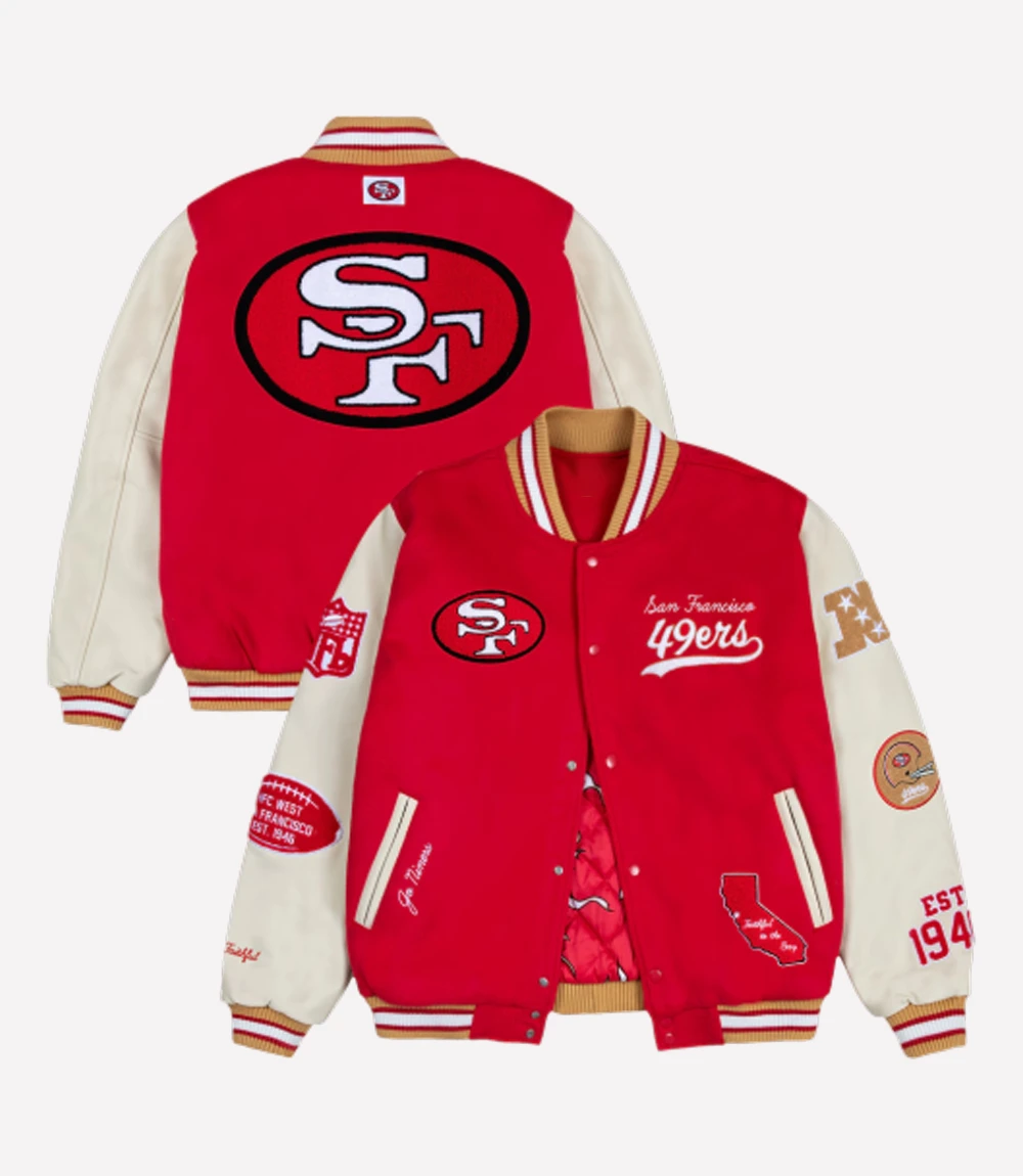 San Francisco 49ers GOLF WANG Varisty Jacket