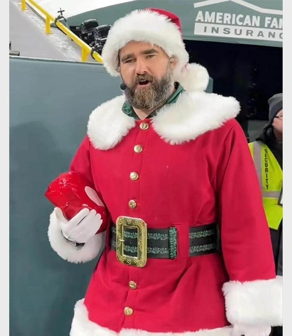 Santa Claus Jason Kelce Coat