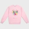 Stoney Clover Lane Disney Princess Pink Sweatshirt