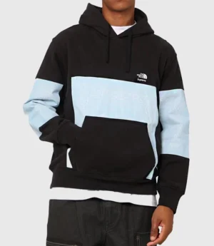 Supreme x The North Face Bandana-Print Hoodie Black