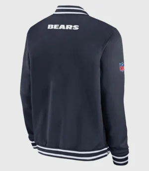 Thomas Brown Chicago Bears Bomber Blue Jacket