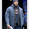 Thomas Brown Chicago Bears Bomber Jacket Blue
