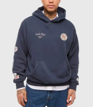 Abercrombie Essential Popover Blue Hoodie