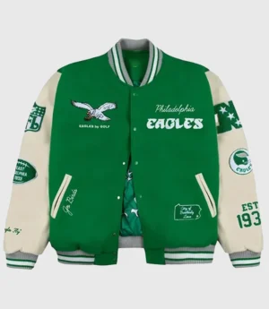 GOLF WANG x NFL Philadelphia Eagles Letterman Jacket