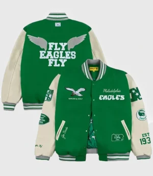 GOLF WANG x NFL Philadelphia Eagles Varsity Letterman Jacket