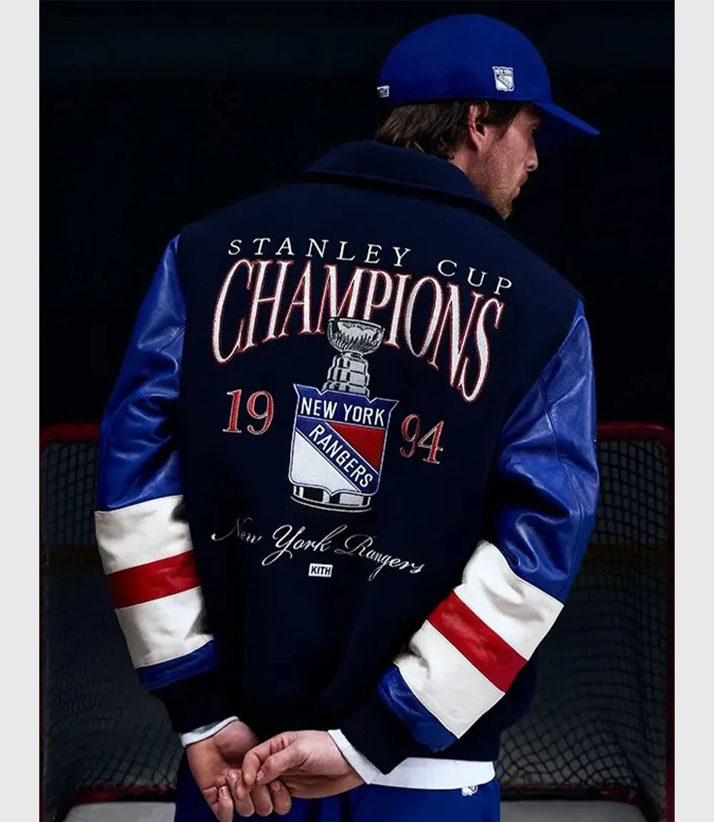 Kith x New York Rangers 1994 Stanley Cup Champions Bomber Jacket