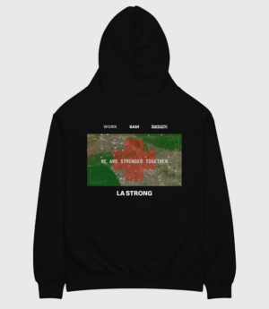 LA Fires Charity Black Hoodie