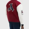 Leah Williamson Arsenal Red And White Varsity Jacket