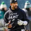 Philadelphia Eagles Jalen Hurts Let’s Hunt Hoodie Black