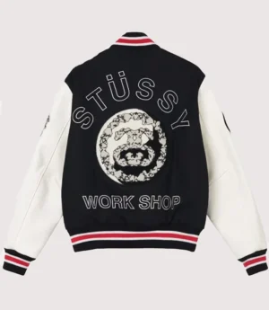 Stussy x Denim Tears Varsity Jacket