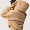 Alo Foxy Sherpa Hooded Jacket Ivory