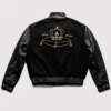 Purple Brand x Crown Royal Jeff Hamilton Black Varsity Jacket